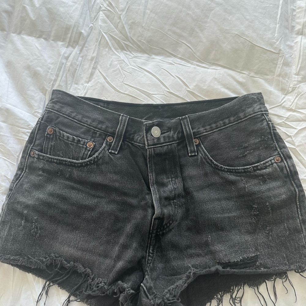 Levi’s Black Denim Women's Shorts